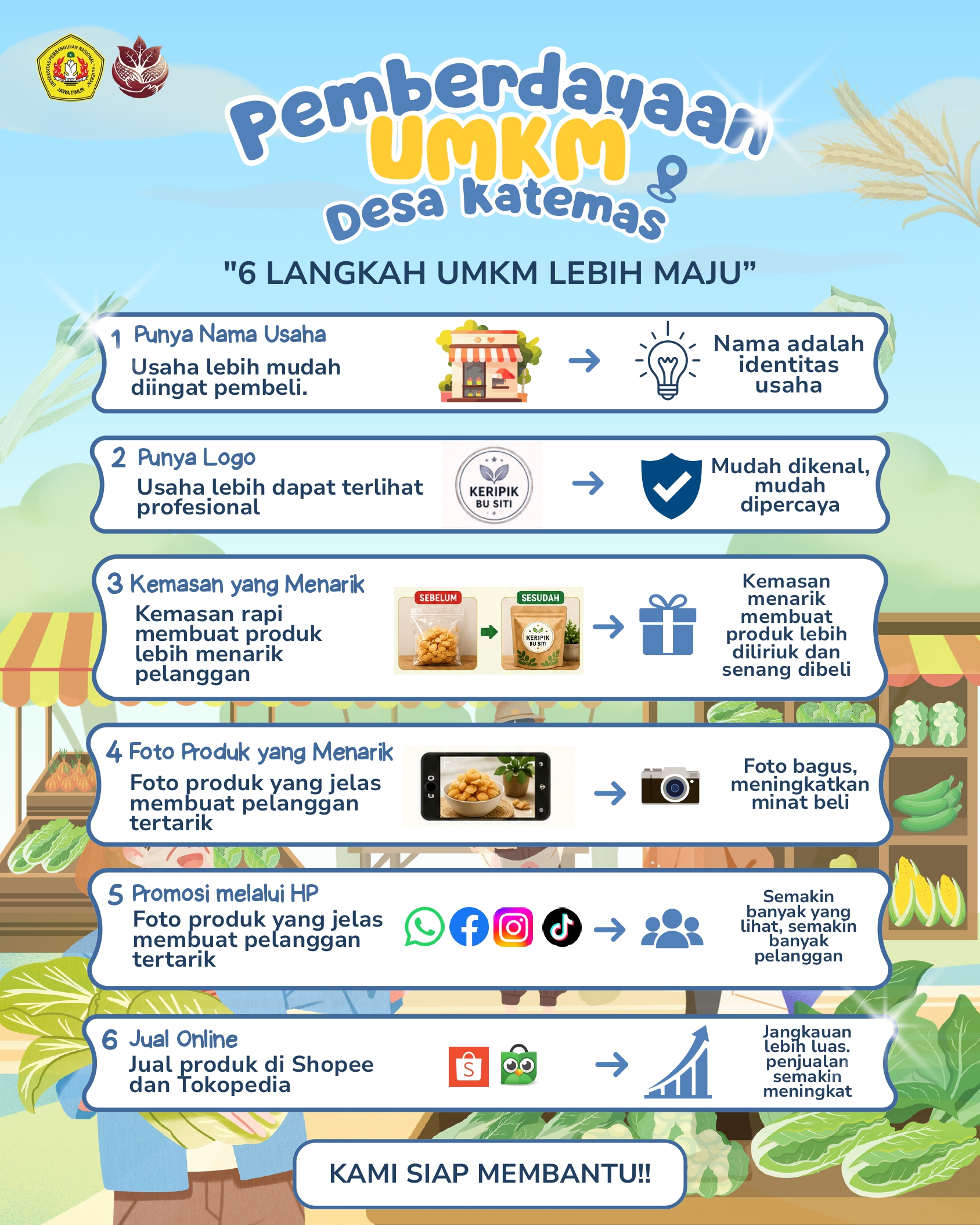 Menggali Potensi UMKM Desa Katemas, KKN Kelompok 16 Hadirkan Pendampingan Branding Produk